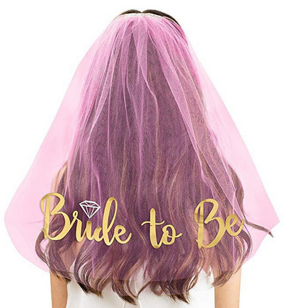 Voile BRIDE TO BE - ROSE